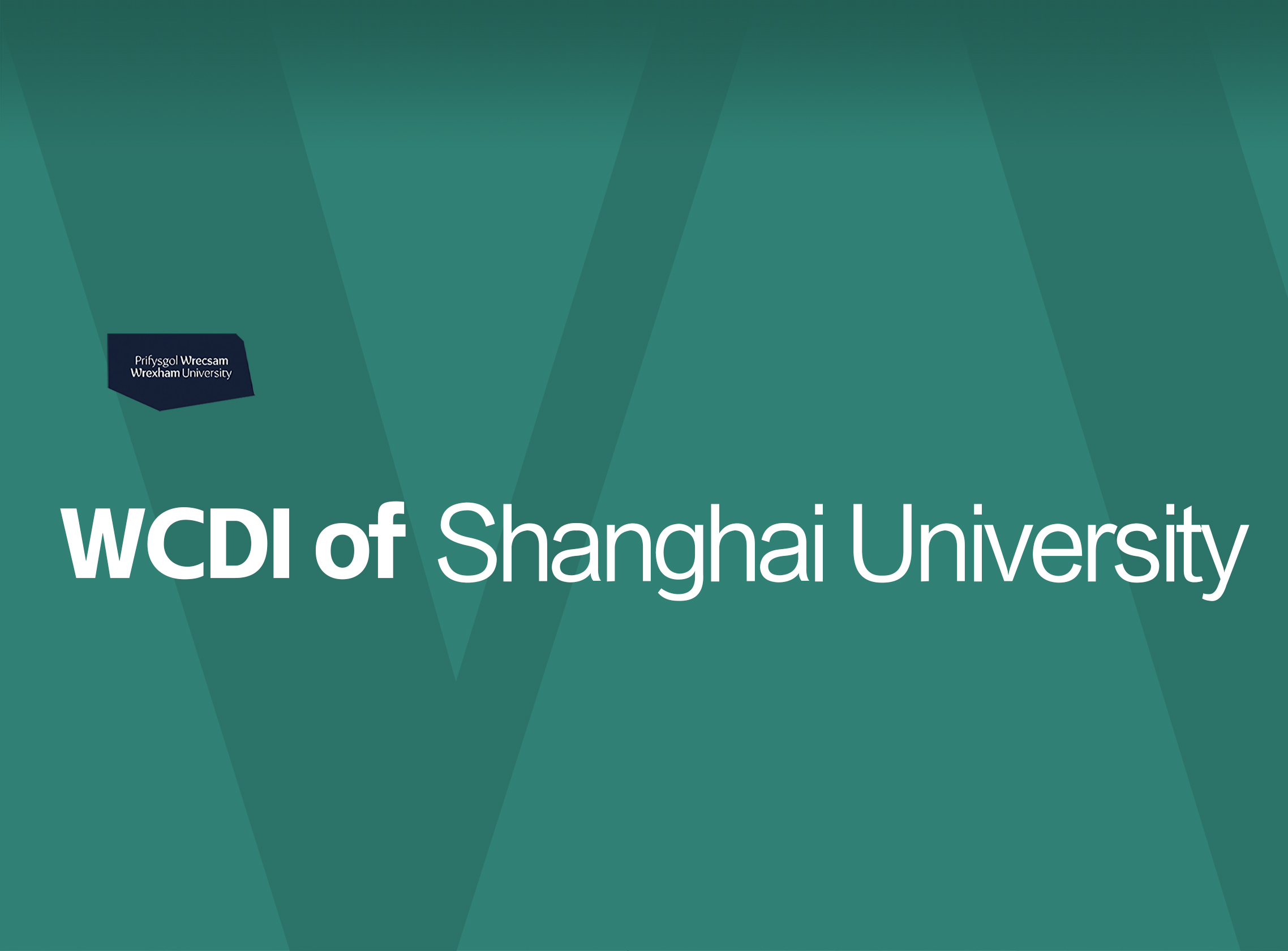 Welcome to Wrexham University&WCDI WCDI001